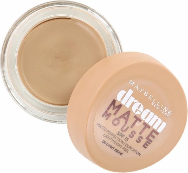 Maybelline Dream Matte Mousse Foundation With SPF - 08 Light Beige Cheap