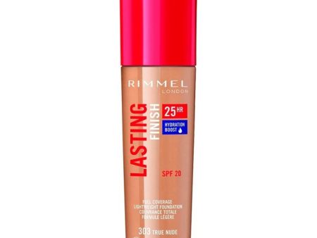 Rimmel London Lasting Finish 25HR Full Coverage Foundation 303 True Nude Online