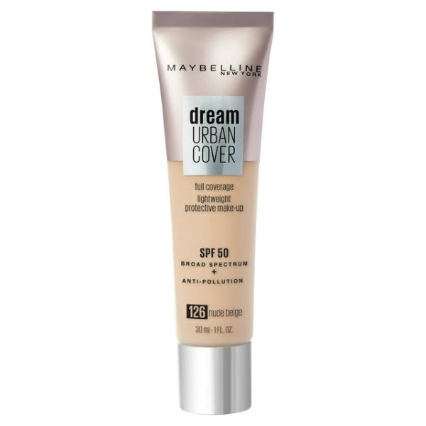 Maybelline Dream Urban Cover Foundation 126 Nude Beige Supply