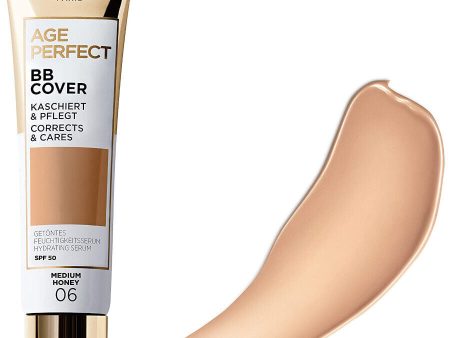 L Oreal Age Perfect BB Cover Foundation 06 Medium Honey Online now